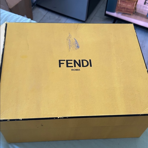 Fendi Bright Yellow Storage Box